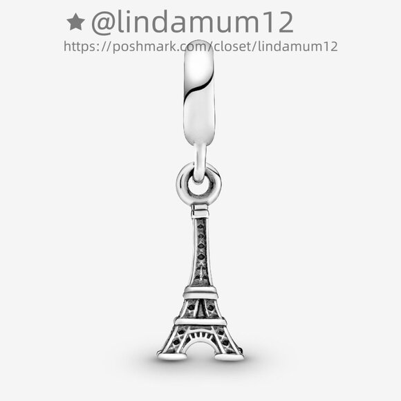 Pandora Paris Eiffel Tower Dangle Charm - Picture 2 of 5
